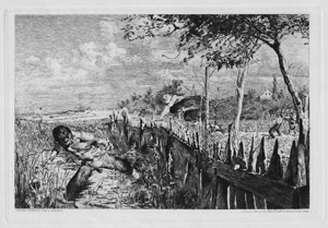 Lot 5389, Auction  111, Greiner, Otto, Auf der Flucht