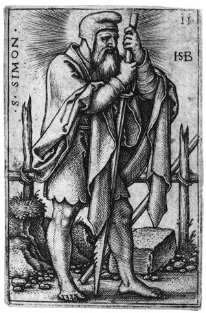 Lot 5413, Auction  111, Beham, Hans Sebald, Der Apostel Simon. 