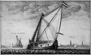 Lot 5494, Auction  111, Hollar, Wenzel, Das Handelsschiff "De Heu van Brussels"