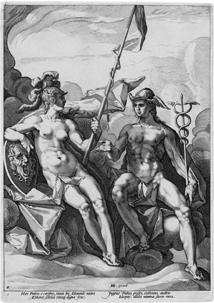 Lot 5503, Auction  111, Matham, Jacob, Merkur und Pallas Athena