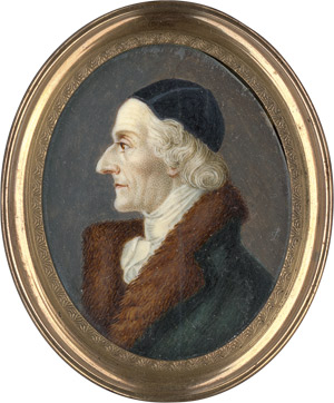 Lot 6872, Auction  111, Schweiz, um 1800. Bildnis Johann Caspar Lavater