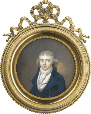 Lot 6883, Auction  111, Noireterre, Marie Thérèse de, Junger Mann in blauer Jacke und weißer Weste