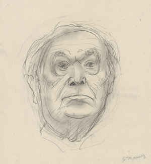 Lot 7263, Auction  111, Marcks, Gerhard, Männliches Porträt; Dies irae