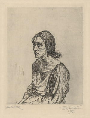 Lot 7272, Auction  111, Meidner, Ludwig, Konvolut Radierungen und Lithographien