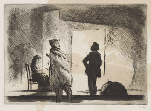 Lot 7360, Auction  111, Orlik, Emil, Max Reinhardt bei der Faustprobe