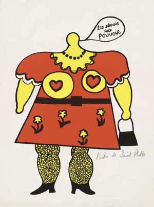 Lot 7396, Auction  111, Saint-Phalle, Niki de, Les Nanas aux Pouvoir; Je t´aime