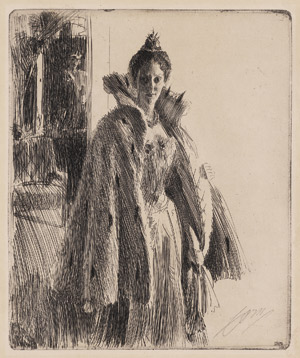 Lot 7458, Auction  111, Zorn, Anders, Prinzessin Ingeborg II