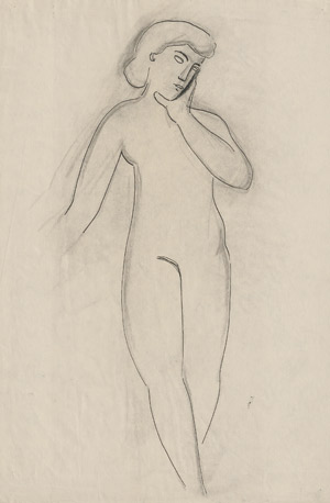 Lot 8003, Auction  111, Baumeister, Willi, Stehender Frauenakt