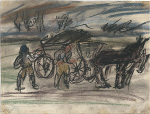 Lot 8240, Auction  111, Lohse-Wächtler, Elfriede, Bauerngefährt