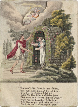 Lot 813, Auction  112, Dir winkt die Liebe, Hebelzugbillet