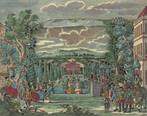 Lot 850, Auction  112, Engelbrecht, Martin, Präsentation eines Gartenfestes 