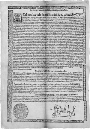 Lot 1753, Auction  112, Bula de indulgencia, Redemptionem misit dominus populo suo