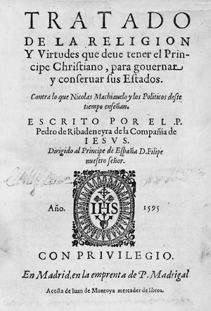 Lot 1977, Auction  112, Ribadeneyra, Pedro de, Tratado de la religion y virtudes que deve tener el principe christiano