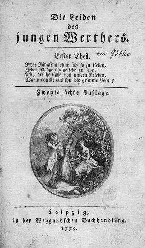 Los 2146 - Goethe, Johann Wolfgang von - Die Leiden des jungen Werthers (2. Auflage) - 0 - thumb