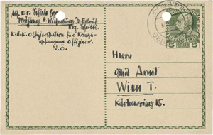 Lot 2692, Auction  112, Schiele, Egon, Postkarte 1916