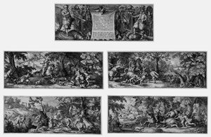 Lot 5227, Auction  112, Serwouters, Pieter, Die Jagdszenen