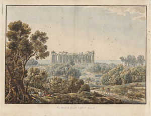 Lot 5279, Auction  112, Cassas, Louis-François, Vue laterale du Grand temple d'Agrigente