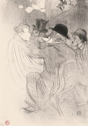 Lot 5442, Auction  112, Toulouse-Lautrec, Henri de, Au Moulin Rouge: Un rude! Un vrai rude!