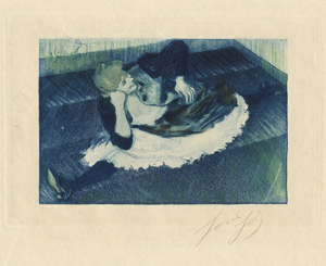 Lot 5465, Auction  112, Legrand, Louis, Der Spagat - Le grand écart (Cours de danse). 