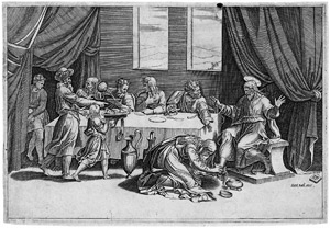 Los 5544 - Francia, Giacomo - Christus im Hause des Simon - 1 - thumb