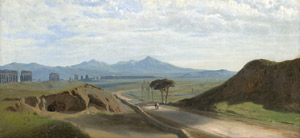 Lot 6152, Auction  112, Læssøe, Thorald, Römische Campagna mit Aqua Claudia