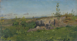 Lot 6153, Auction  112, Hertel, Albert, Blühende Agaven in der römischen Campagna