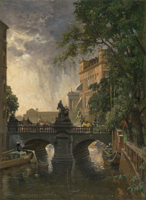 Lot 6210, Auction  112, Jacob, Julius, Die Herkulesbrücke in Berlin