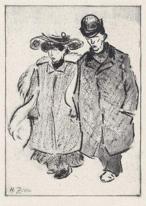 Lot 7398, Auction  112, Zille, Heinrich, Spaziergänger (B)