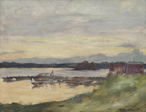 Lot 8206, Auction  112, Laserstein, Lotte, Juniabend im Schärengarten (Juni Kväll Skärgården)