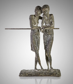 Lot 8266, Auction  112, Pasch, Clemens, Mädchen am Geländer