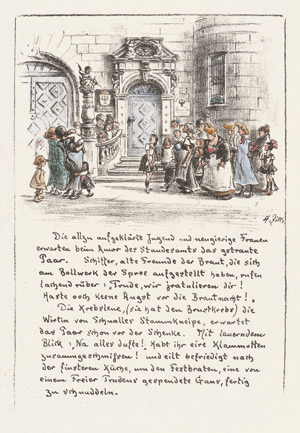 Lot 8365, Auction  112, Zille, Heinrich, Vor dem Standesamt