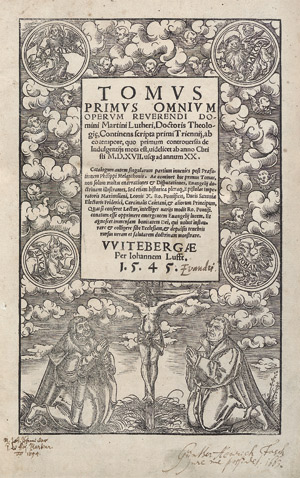 Lot 1194, Auction  113, Luther, Martin, Omnia Opera