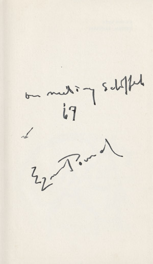 Lot 3430, Auction  113, Pound, Ezra, Personae - Masken