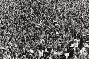 Lot 4193, Auction  113, Jacoby, Max, Crowds listening to John F. Kennedy speaking in front of Rathaus Schöneberg