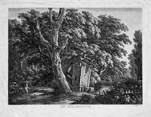 Lot 5333, Auction  113, Kolbe, Carl Wilhelm, Die Waldhütte