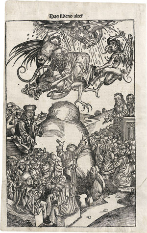 Lot 6287, Auction  113, Wohlgemuth, Michael, Die Predigt des Antichristen