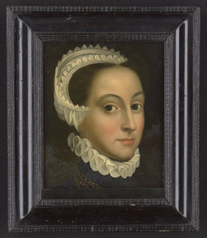 Lot 6953, Auction  113, Niederländisch, 19. Jh. Bildnis eines jungen Mädchens mit Haube