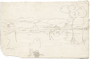 Lot 6960, Auction  113, Salathé, Friedrich, Campagnalandschaft mit Brücke