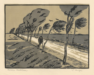 Lot 7261, Auction  113, Laage, Wilhelm, Einsame Landstraße