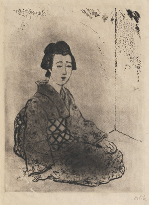 Lot 7347, Auction  113, Orlik, Emil, Geisha Kirschblüte (Sitzende Geisha I) 