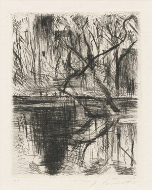 Lot 8331, Auction  113, Corinth, Lovis, Partie aus dem Tiergarten