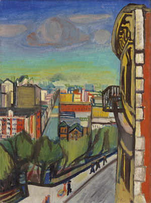 Lot 8433, Auction  113, Krauskopf, Bruno, Ausblick über Harlem in New York