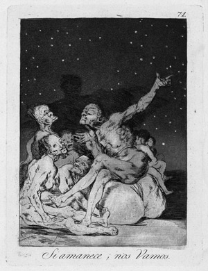 Lot 5454, Auction  114, Goya, Francisco de, Si amanece; nos Vamos