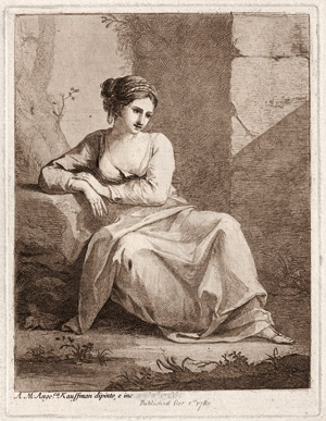 Lot 5463, Auction  114, Kauffmann, Angelika, Sitzendes nachdenkendes Mädchen