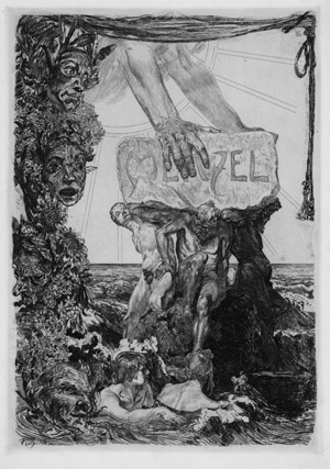 Lot 5615, Auction  114, Klinger, Max, Das Menzelfestblatt