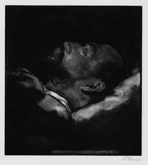 Lot 5616, Auction  114, Klinger, Max, Felix Koenigs auf dem Totenbett