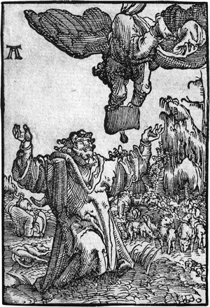 Lot 5632, Auction  114, Altdorfer, Albrecht, Verkündigung der Geburt Mariens an Joachim