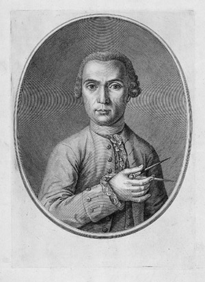 Lot 5705, Auction  114, Französisch, Um 1750. Bildnis eines Künstlers oder Baumeisters