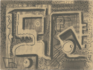 Lot 7092, Auction  114, Ackermann, Max, Abstrakte Komposition