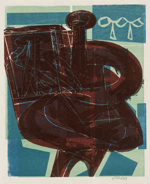 Lot 7253, Auction  114, Grieshaber, HAP, Der Maler (Maler mit Bild)